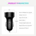 LED Display Voltmeter 3.1A Dual USB Phone Charger Car Cigarette  Power Adapter Socket Splitter for 12-24V Cars. 