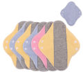 6Pcs Diaper Washable Menstrual Cloth Pads Reusable Graphene Sanitary Napkin Soft 23CM Nursing Pad for Women Pantyliner.