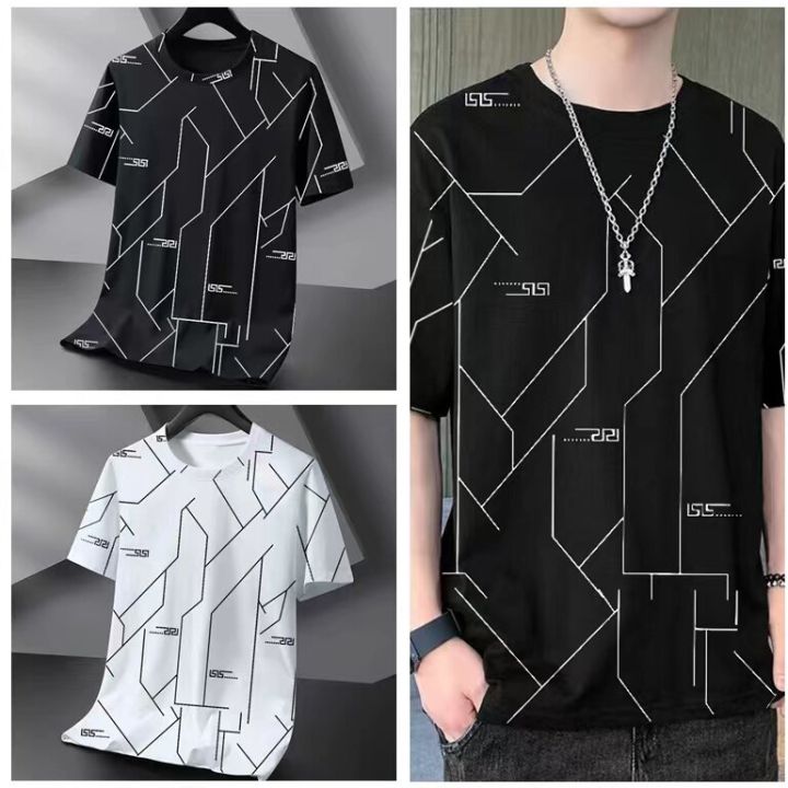 Avone ** ready to ship from Thailand ** Korean fashion Men's Round neck T-shirt 0081