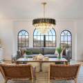Modern crystal chandelier large 600MM size gold and black colour. 