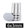 1 Pcs 6x3 Neodymium Magnet 6mm x 3mm N35 NdFeB Round Super Powerful Strong Permanent Magnetic imanes Disc 6x3. 