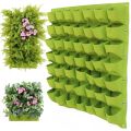 NEW Wall Hanging Pockets Planting Bags Flower Pot Home Garden Grow Bag Garden Planter Vertical Suculentas Plant Pot Home Decor. 