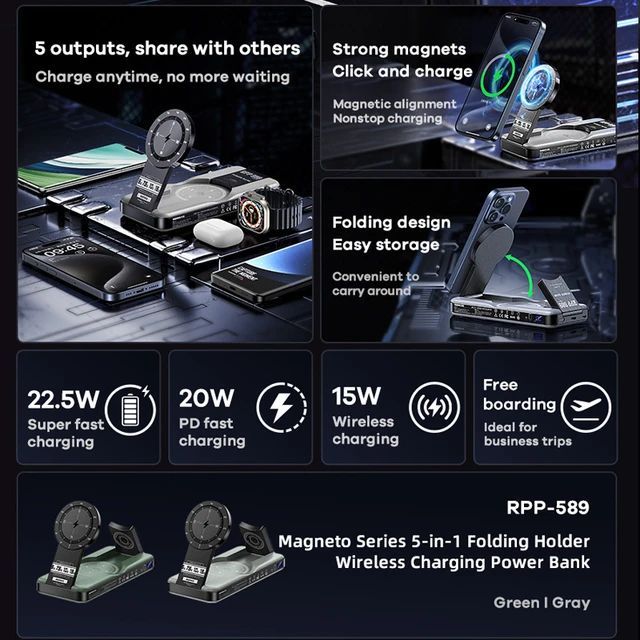Wireless%20Power%20Bank%20Fast%20Charging%20Desktop%20Folding%20Stand%20Watch%20Headphones%20Magnetic%20Wireless%20Fast%20Power%20Bank%20-%20Image%202