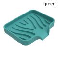 Silicone Soap Box Japanese Bathroom Draining Rack Hole-free Soap Box Household Draining Box Portable Soap Box. 
