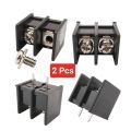 2 Pcs KF-25 7.62 2Pin Screw Terminal Block Connector High Quality AC 300V 30A - DC 12V 30A 7.62mm Wire Connectors Circuit Joining Parts. 