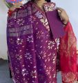 Koliga Colour 84 Count Exclusive Jamdani (with handcrafted free gift).