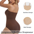Women Seamless Strapless Bodysuits Tude Tops Bodyshaper Compression Waist Trainer Shapewear Push Up Butt Lifter Backless Shaper.
