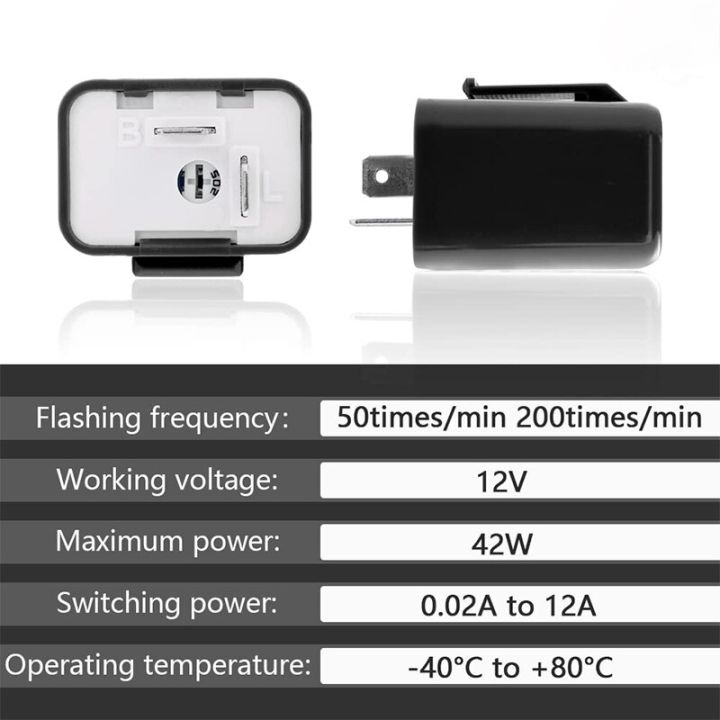 12V%20Speed%20Adjustable%202%20Pin%20LED%20Electronic%20Flasher%20Relay%20for%20Motorcycle%20Turn%20Signal%20Direct%20Replacement%20Universal%20Hazard%20Warn%20-%20Image%205