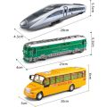 Children's Toys Cars Toy for Kids Mini Car Model Train CRH School Bus Vehicle Models Miniature Car Gifts for Boys and Girls. 
