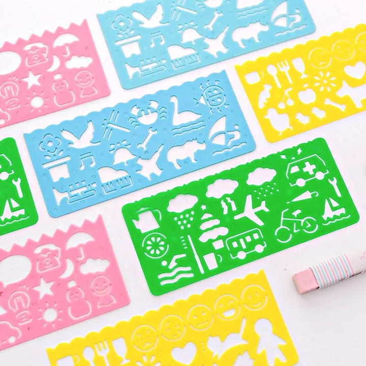 Ruler%20drawing%20pack%20of%204%20pieces%20ruler%20drawing%20pattern%20ruler%20stencil%20ruler%20template%20drawing%20sheet%20template%20drawing%20template%20-%20Image%207