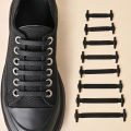 16pcs/lot Silicone Shoelaces No Tie Shoelaces 12 Colors Elastic Lace Shoelace Creative Lazy Silicone Laces  Lace. 
