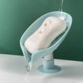 Newstyle Leaf Shape Soap Box Drain Soap Holder Box Bathroom Shower Soap Holder Dish Storage Plate Tray Bathroom Supplies Bathroom Gadge. 