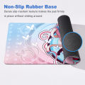 XXL Kawaii Mouse Pad Pokemons Eevee Computer Speed Type Mat for E-sports Players Lock Edge Keyboard Pad Mousepad Office Desk Mat. 