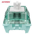 GATERON Magnetic Jade Pro Keyboard Switches, Linear Factory Pre-lubed Freely Setting Pre-Travel 20mm Longer Spring Key Switches.