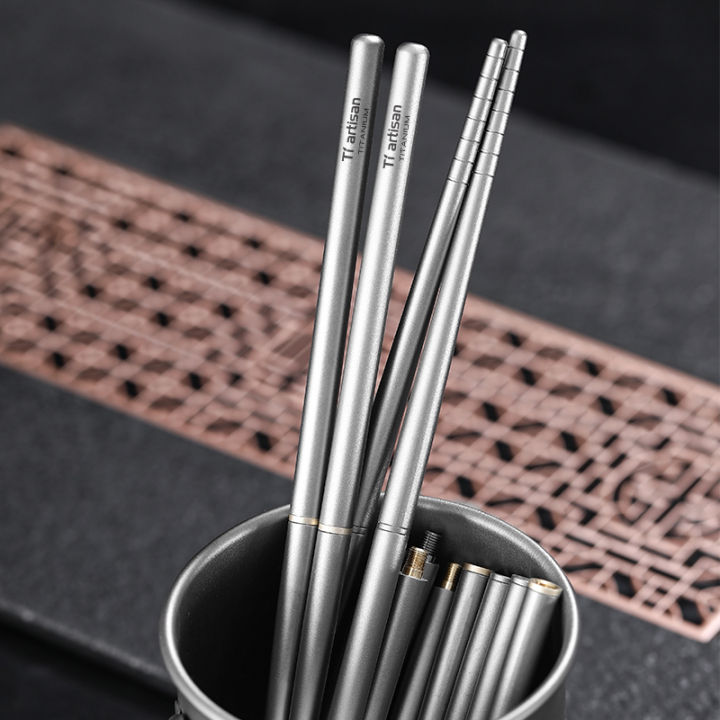 Tiartisan%20Pure%20Titanium%20Ultralight%20Detachable%20Chopsticks%20Outdoor%20Camping%20Picnic%20Portable%20Durable%20Chopsticks%20Tableware%20-%20Image%202