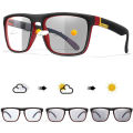 Men and Women's Photochromic Fishing Sunglasses Classic Square Glasses Outdoor Sports Cycling Running Hiking Fishing Eyewear.