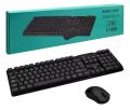 TJ-808 2.4G Keyboard and Mouse Suit Wireless Keyboard and Mouse - Black. 