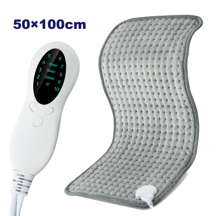 Home Electric Heating Pad Back Shoulder Office Winter Warming Blanket 10 Heat Thermal Mat Abdomen Period Menstrual Belt