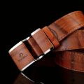 1PC Men's Business Belt Smooth Buckle Leisure Belt Jeans Belt Suit Pants Belt. 