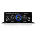 AK270 Mini Audio 2-Channel Stereo Power Amplifier Portable Sound Amplifier AUX Input Speaker Amp for Car and Home. 