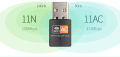 150m/300m/600mbps 2.4GHz+5GHz Dual Band USB Wifi Adapter Wireless Network Card Wireless USB WiFi Adapter Dongle PC NetworK. 