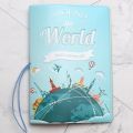 Fashion Emboss Women's Passport Cover Print Girls Boys ID Card Holder Travel Ticket Passport Case Drop Shipping. 