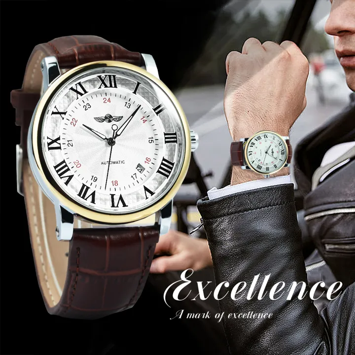 WINNER%20Fashion%20Business%20Mechanical%20Watches%20Date%20Display%20Minimalist%20Automatic%20Watch%20for%20Men%20Casual%20Brown%20Leather%20Strap%20Wristwatch%20-%20Image%204