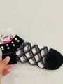 Beautiful Socks pair with embedded beads. 