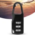 3 Digit Code Number Password Lock Combination Padlock Safety Travel Resettable Security Lock for Suitcases and Bag. 