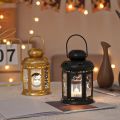 Ramadan LED Candle Lantern – Decorative Moonlight Lamp for Eid Mubarak, Battery Operated Hanging Night Light. 