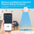 Tuya Smart Life ZigBee /Wifi MmWave Human Presence Motion Sensor 5.8G/24G With Luminance/Distance Detection For Alexa. 