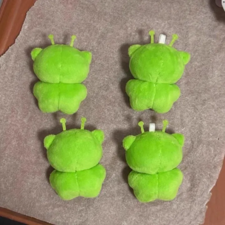1/2pcs Alien Cat Plush Toy Cartoon Stuffed Animal Keychain Accessories ...