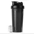 600ML 20Oz Protein Shaker Plastic Portable Bottle For Fiess Enthusiasts Athletes Leak Proof Drink Shaker Cup. 