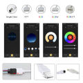 WiFi Mini Led Controller DC 5V 12V 24V Dimmer CCT RGB RGBW RGB+CCT Strip Controller TUYA Smart Life APP F Alexa  Assistant. 