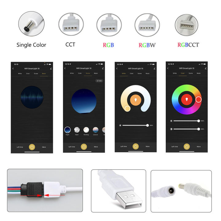 WiFi%20Mini%20Led%20Controller%20DC%205V%2012V%2024V%20Dimmer%20CCT%20RGB%20RGBW%20RGB+CCT%20Strip%20Controller%20TUYA%20Smart%20Life%20APP%20F%20Alexa%20%20Assistant%20-%20Image%205