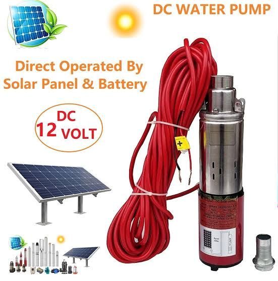 DC 12 volt solar water submersible pump