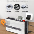 Cassette Player Cassette Recorder Player Portable Cassette To Digital Converter Built in Speaker Headphone Jack.