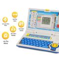 Educational Laptop Computer Toy with Mouse for Kids 3+ | Learn Alphabet, Words, Math, Music, Games, Logic, Memory | 20 Fun Activities | Blue. 