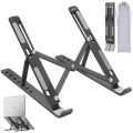 Creative Folding Laptop Stand – Premium Aluminum Alloy Bracket for 10-17 Inch Tablets & Laptops. 