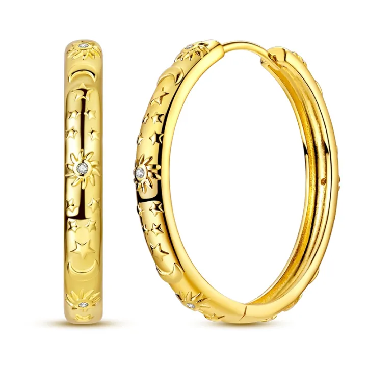 Original%20Hoop%20Earrings%20925%20Sterling%20Silver%20Golden%20Sun%20Bow%20Flower%20Heart%20Stud%20Earrings%20for%20Women%20Wedding%20Engagement%20Jewelry%20Gift%20-%20Image%207