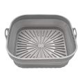 Foldable Air Fryer Silicone Liner Reusable Air Fryer Silicone Baking Tray Food Grade Silicone Air Fryer Mat. 