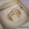 2023 NEW Fashion Wedding Ring For Women Micro Paved Cubiz Zircon Finger Rings Female Engagement Jewelry Accessories.. 