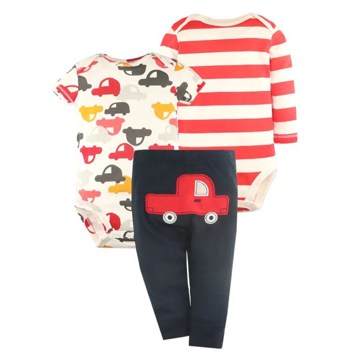 2026%20Newborn%20Baby%20Clothes%20Set%20Soft%20Cotton%20Bodysuits+Pants%203Pcs/Lot%20Baby%20Boy%20Outfits%20InFant%20Cartoon%20Baby%20Clothing%20Set%206-24M%20-%20Image%202
