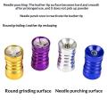 1Pcs 2in1 Multi Functional Billiard Cue Tip Shaper Tapper Aluminum Alloy Blue Gold Red Black Perfect Cue Performance.