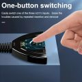 4K HDTV Splitter 3 In 1 Out 3-Port HD Switcher Selector HD Cable Supports Full HD 4K 1080P 3D Player HDTV,PS4 Game Console. 