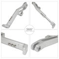 CNC Aluminum Adjustable Motorcycle Kickstand 265mm-350mm Side Foot Stand For SurRon LightBee S X Segway X160 X260 Dirt Bike Part. 