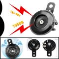 Universal Waterproof 12V 24V Electric Horn 105dB Super Loud Universal Fit for Motorcycle Scooter Car Truck Bike ATV SUV Boat. 