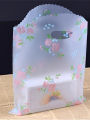 50pcsThanks Bag with Handle,Boutique Packaging Bag Souvenir Bag Plastic Floral Tote Bag,Birthday Party Wedding SouvenirBag.