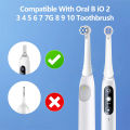 Toothbrush Replacement Heads Compatible with Oral B IO 10 9 8 7 6 5 4 3 Series Electric Toothbrush, 4 Pack Brush Heads.
