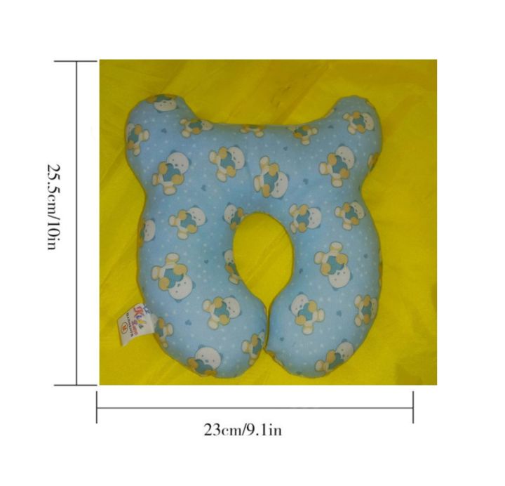 1%20Pc%20Soft%20Baby%20Pillow%20(size%20:%200-24%20month)%20Cartoon%20Pattern%20Baby%20U-Shaped%20Travel%20Stroller%20Head%20Shaped%20Neck%20Pillow%20-%20Image%202